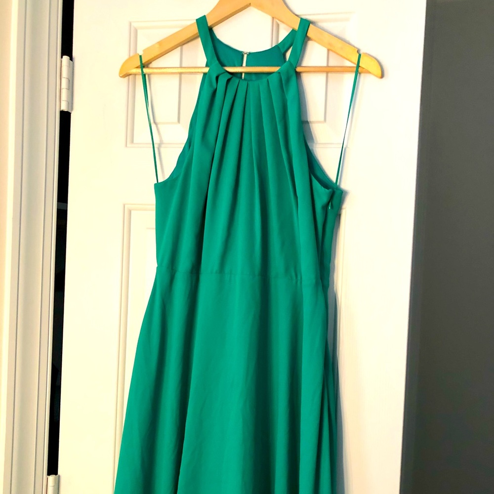 Green summer dress